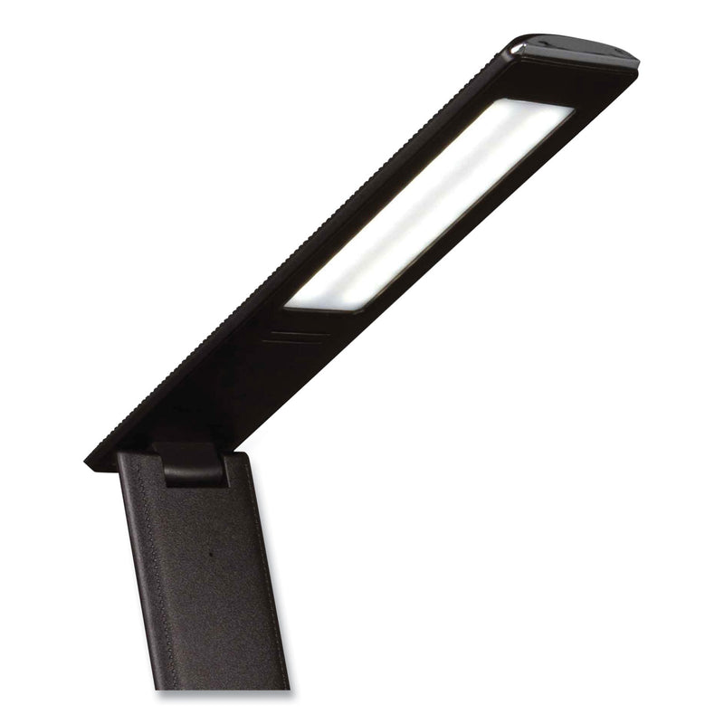 OttLite Wellness Series Rise LED Desk Lamp with Digital Display, 12" to 19" High, Black (OTTCSE13G59) Each