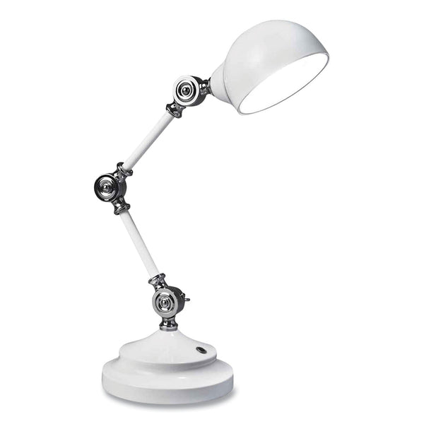 OttLite Wellness Series Revive LED Desk Lamp, 15.5" High, White (OTTF1485009SHPR) Each