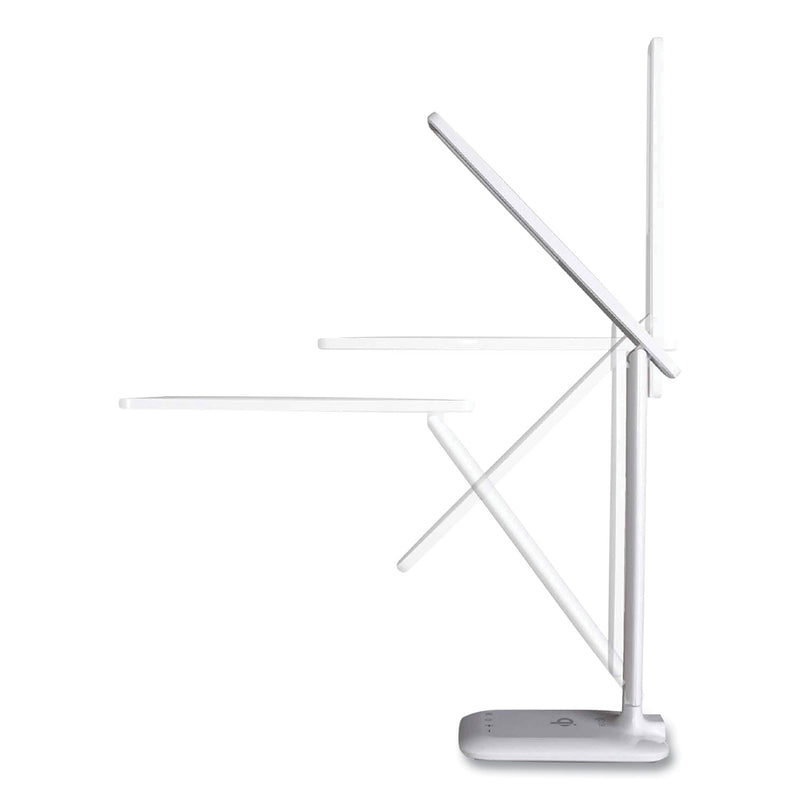 OttLite Wellness Series Slimline LED Desk Lamp, 5" to 20.25" High, White (OTTCS33600CSHPR) Each