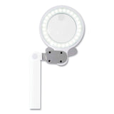 OttLite Space-Saving LED Magnifier Desk Lamp, 14" High, White (OTTG97WGCFFP) Each