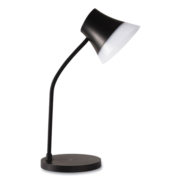 OttLite Wellness Series Shine LED Desk Lamp, 12" to 17" High, Black (OTTCS03KQISHPR) Each