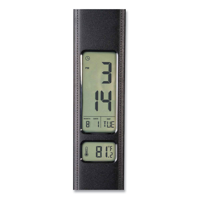 OttLite Wellness Series Rise LED Desk Lamp with Digital Display, 12" to 19" High, Black (OTTCSE13G59) Each