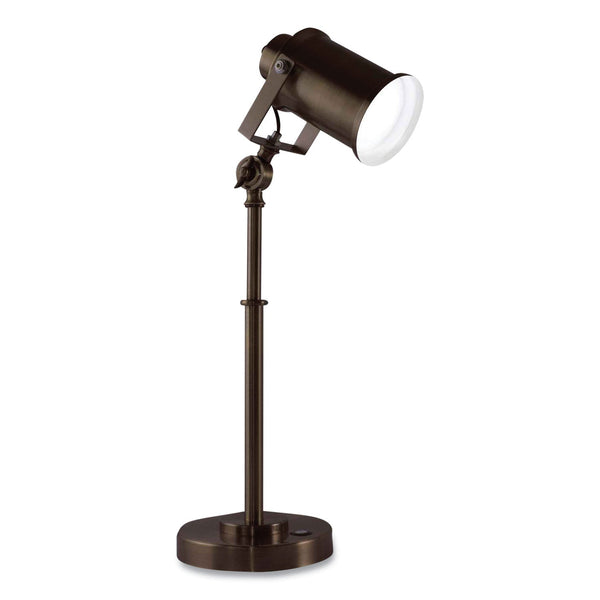 OttLite Wellness Series Restore LED Desk Lamp, 9" to 22", Rubbed Bronze (OTTCS01RB9SHPR) Each