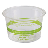 World Centric® PLA Clear Cold Cups, 4 oz, Clear, 1,000/Carton (WORCPCS4S) Case of 1000