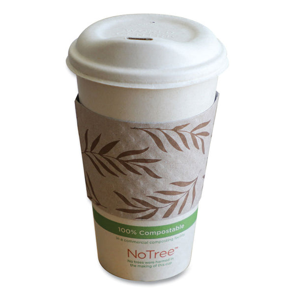 World Centric® Hot Cup Sleeves, Fits 8 oz Cups, Natural, 1,000/Carton (WORSLPAME)