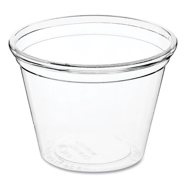 World Centric® PLA Clear Cold Cups, 1 oz, Clear, 3,000/Carton (WORCPCS1S) Case of 3000