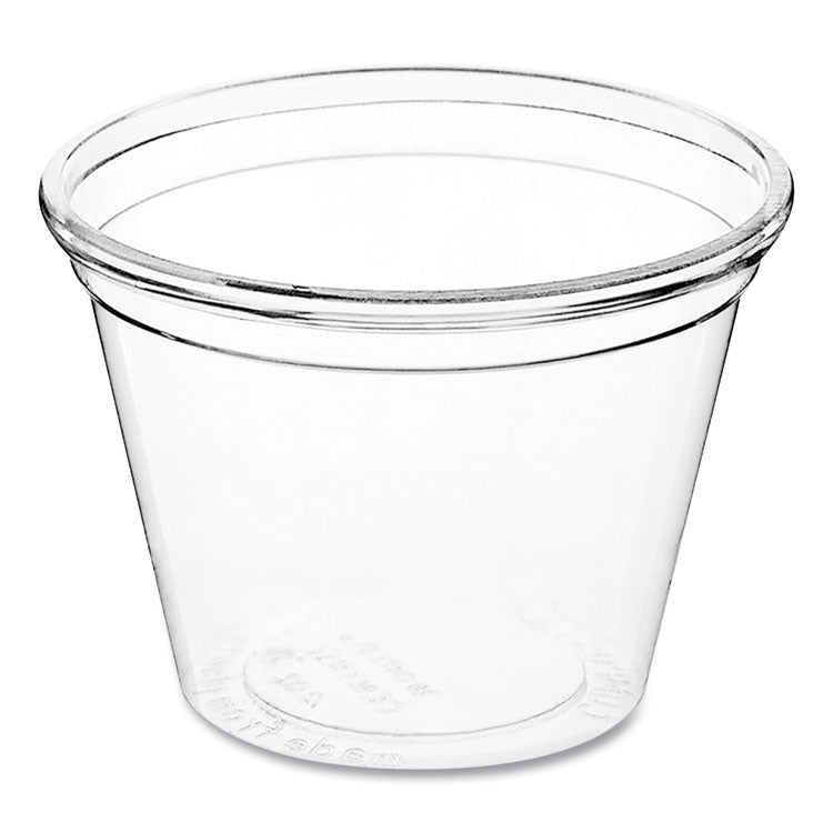 World Centric® PLA Clear Cold Cups, 1 oz, Clear, 3,000/Carton (WORCPCS1S) Case of 3000