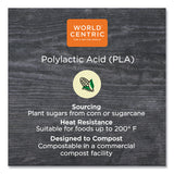 World Centric® PLA Clear Cold Cup Lids, Fits 1 oz Cups, Clear, 3,000/Carton (WORCPLCS1SN) Case of 3000