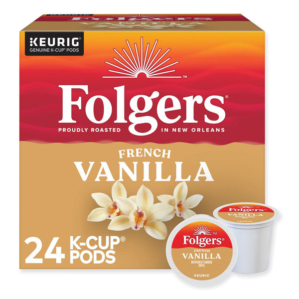 Folgers® French Vanilla Coffee K-Cups, 24/Box (GMT6661) Box of 24