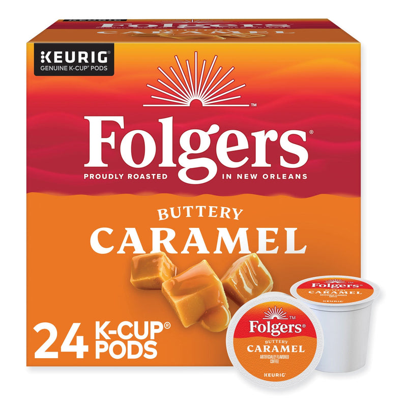 Folgers® Buttery Caramel Coffee K-Cups, 24/Box (GMT6680) Box of 24