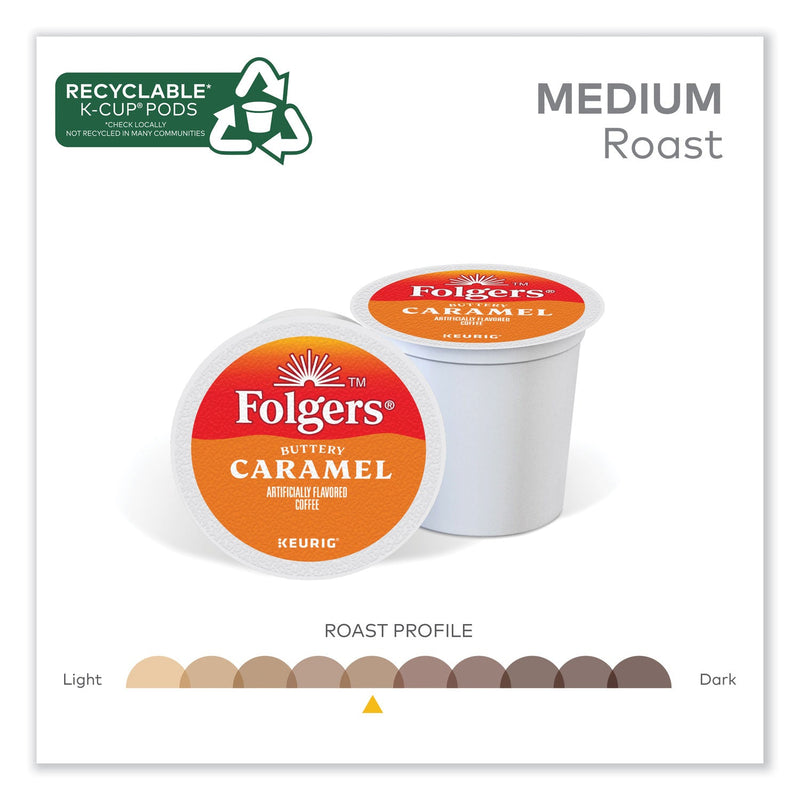 Folgers® Buttery Caramel Coffee K-Cups, 24/Box (GMT6680) Box of 24