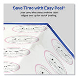 Avery® Round Print-to-the Edge Labels with Sure Feed and Easy Peel, 2" dia, Glossy Clear, 120/PK (AVE22825)