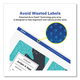 Avery® Durable Water-Resistant Wraparound Labels w/ Sure Feed, 3.25 x 7.75, 16/PK (AVE22835) Pack of 16