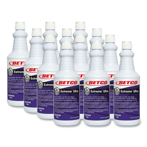 Betco® Extreme Floor Stripper, Pleasant Scent, 32 oz Bottle, 12/Carton (BET1941200) Case of 12