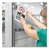 djois® by Tarifold Kang Magnetic Closure Repositionable Pocket, 14 x 11, Clear Frame, 5/Pack (TFIP194750) Pack of 5