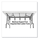 Correll® Adjustable Folding Tables, Rectangular, 72" x 30" x 22" to 32", Gray Top, Black Legs, 4/Pallet, Ships in 4-6 Business Days (CRLRA3072234P) Each