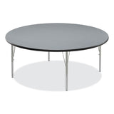 Correll® Height Adjustable Activity Tables, Round, 60" x 19" to 29", Gray Granite Top, Gray Legs, 4/Pallet, Ships in 4-6 Business Days (CRL60TFRD15954P) Each