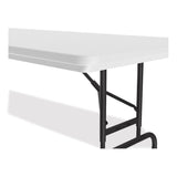 Correll® Adjustable Folding Tables, Rectangular, 72" x 30" x 22" to 32", Gray Top, Black Legs, 4/Pallet, Ships in 4-6 Business Days (CRLRA3072234P) Each