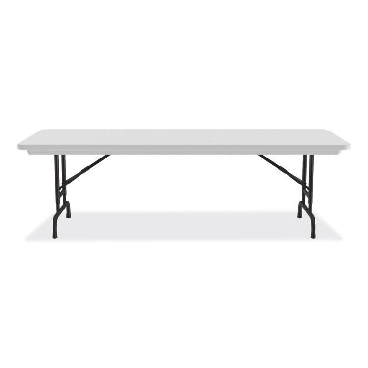 Correll® Adjustable Folding Tables, Rectangular, 60" x 30" x 22" to 32", Gray Top, Black Legs, 4/Pallet, Ships in 4-6 Business Days (CRLRA3060234P) Each