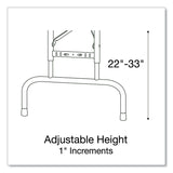 Correll® Adjustable Folding Tables, Rectangular, 60" x 30" x 22" to 32", Gray Top, Black Legs, 4/Pallet, Ships in 4-6 Business Days (CRLRA3060234P) Each