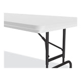 Correll® Adjustable Folding Tables, Rectangular, 60" x 30" x 22" to 32", Gray Top, Black Legs, 4/Pallet, Ships in 4-6 Business Days (CRLRA3060234P) Each