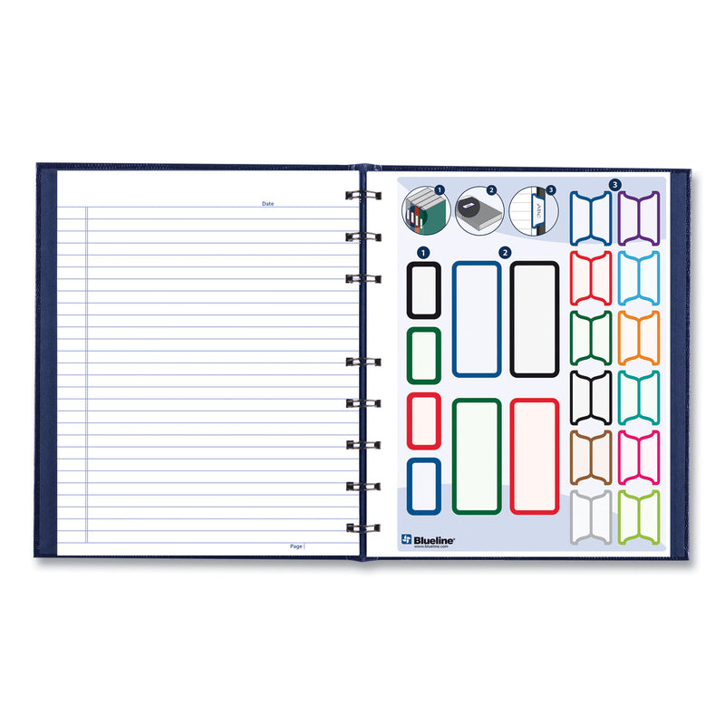 Blueline NotePro Notebook, 1-Subject, Medium/College Rule, Blue Cover,  (75) 9.25 x 7.25 Sheets (REDA7150BLU) Each