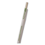 Eco-Products® Renewable and Compostable PHA Straws, 10.25", Natural White, 1,250/Carton (ECOEPSTPHA1025) Case of 1250