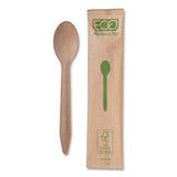 Eco-Products® Wood Cutlery, Spoon, Natural, 500/Carton (ECOEPS213W) Case of 500