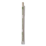 Eco-Products® Renewable and Compostable PHA Straws, 7.75", Natural White, 2,000/Carton (ECOEPSTPHA775) Case of 2000