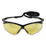 KleenGuard™ Nemesis Safety Glasses, Black Frame, Amber Lens (KCC25659) 1 Pair