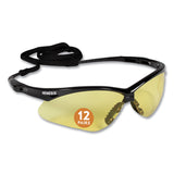 KleenGuard™ Nemesis Safety Glasses, Black Frame, Amber Lens (KCC25659) 1 Pair