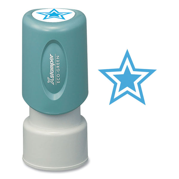 Xstamper® Specialty Stamp, Star Diagram, Light Blue (XST11421) Each