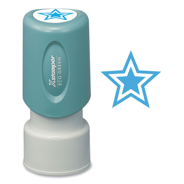 Xstamper® Specialty Stamp, Star Diagram, Light Blue (XST11421) Each