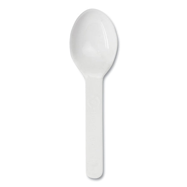 World Centric® PLA Compostable Cutlery, Tasting Spoon, White, 3,000/Carton (WORSPCS3)