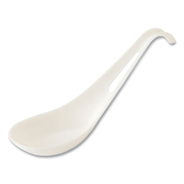 World Centric® TPLA Compostable Cutlery, Asian Soup Spoon, White, 500/Carton (WORSPTPAS)