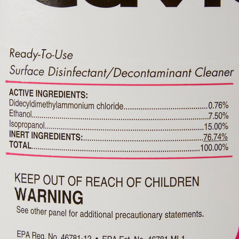 CaviCide1™ Surface Disinfectant Cleaner Alcohol Based Manual Pour Liquid 1 gal. Jug Alcohol Scent NonSterile (803721_EA) 1/EA