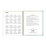 Day Designer Academic Year Weekly/Monthly Frosted Planner, Palms Artwork, 11 x 8.5, 12-Month (July to June): 2024 to 2025 (BLS137891)