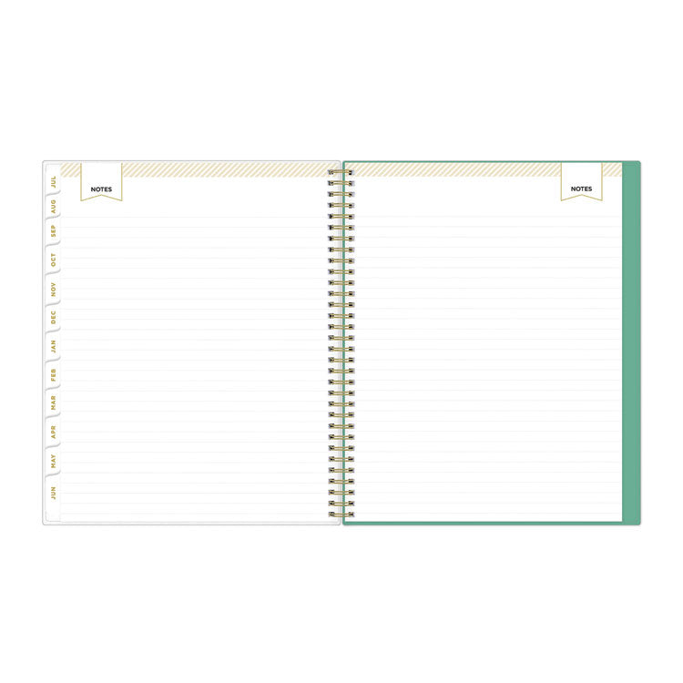 Day Designer Academic Year Weekly/Monthly Frosted Planner, Palms Artwork, 11 x 8.5, 12-Month (July to June): 2024 to 2025 (BLS137891)