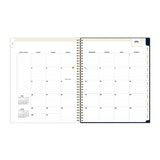 Day Designer Peyton Create-Your-Own Cover Weekly/Monthly Planner, Floral, 11 x 8.5, Navy, 12-Month (July to June): 2024-2025 (BLS107924) Each