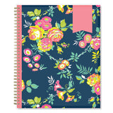 Day Designer Peyton Create-Your-Own Cover Weekly/Monthly Planner, Floral, 11 x 8.5, Navy, 12-Month (July to June): 2024-2025 (BLS107924) Each