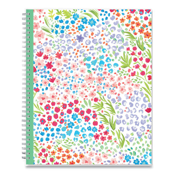 Ditsy Dapple Light CYO Cover Weekly/Monthly Lesson Planner, 2024-2025, Nine Classes, Multicolor Cover, (144) 11 x 8.5 Pages (BLS132002) Each