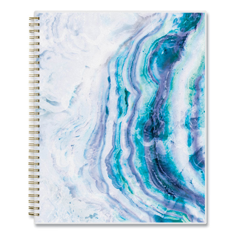 Blue Sky® Gemma Academic Year Weekly/Monthly Planner, Geode Artwork, 11 x 8.5, Blue/Purple Cover, 12-Month (July to June): 2025 to 2026 (BLS118177) Each