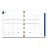 Blue Sky® Gemma Academic Year Weekly/Monthly Planner, Geode Artwork, 11 x 8.5, Blue/Purple Cover, 12-Month (July to June): 2025 to 2026 (BLS118177) Each