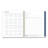 Blue Sky® Gemma Academic Year Weekly/Monthly Planner, Geode Artwork, 11 x 8.5, Blue/Purple Cover, 12-Month (July to June): 2025 to 2026 (BLS118177) Each