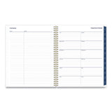 Blue Sky® Gemma Academic Year Weekly/Monthly Planner, Geode Artwork, 11 x 8.5, Blue/Purple Cover, 12-Month (July to June): 2025 to 2026 (BLS118177) Each