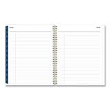 Blue Sky® Gemma Academic Year Weekly/Monthly Planner, Geode Artwork, 11 x 8.5, Blue/Purple Cover, 12-Month (July to June): 2025 to 2026 (BLS118177) Each