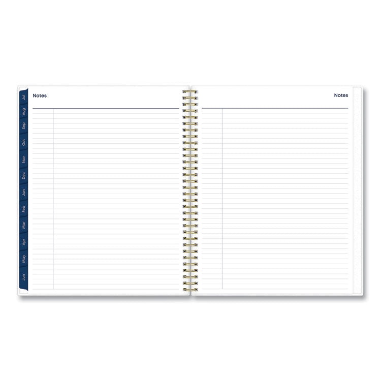 Blue Sky® Gemma Academic Year Weekly/Monthly Planner, Geode Artwork, 11 x 8.5, Blue/Purple Cover, 12-Month (July to June): 2025 to 2026 (BLS118177) Each