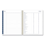 Blue Sky® Gemma Academic Year Weekly/Monthly Planner, Geode Artwork, 11 x 8.5, Blue/Purple Cover, 12-Month (July to June): 2025 to 2026 (BLS118177) Each