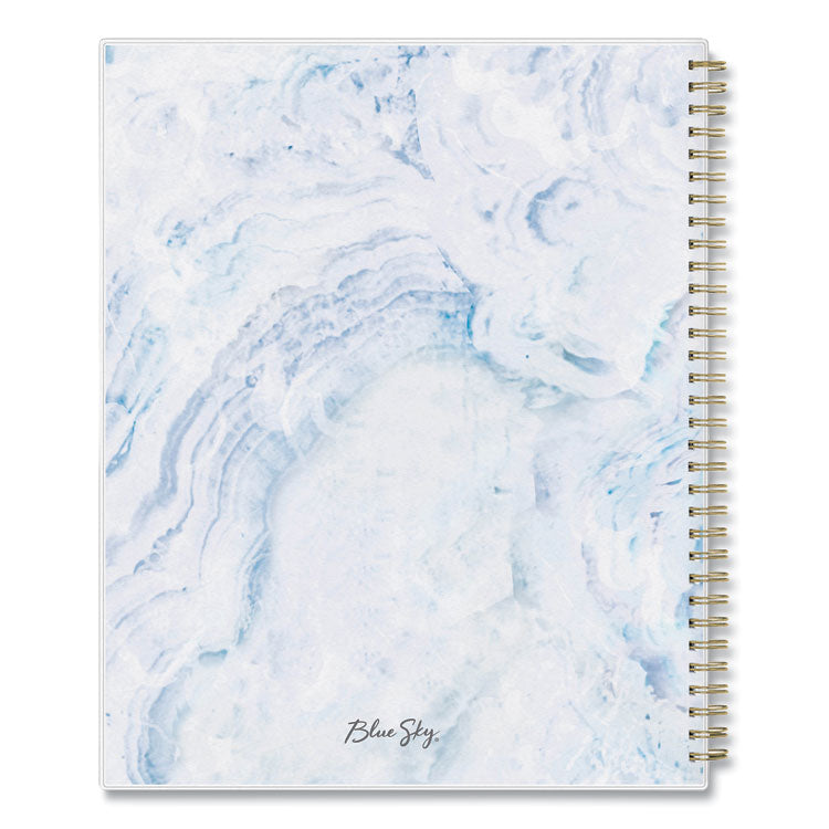 Blue Sky® Gemma Academic Year Weekly/Monthly Planner, Geode Artwork, 11 x 8.5, Blue/Purple Cover, 12-Month (July to June): 2025 to 2026 (BLS118177) Each