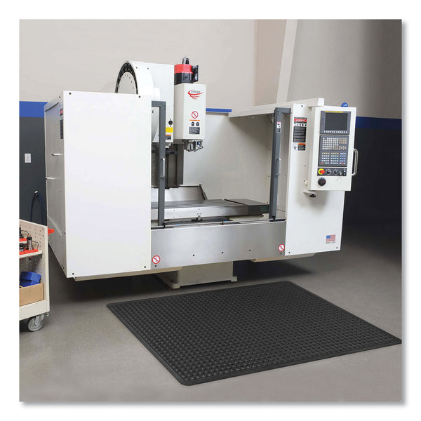 Apache Mills Bubble Flex Anti-Fatigue Mat, Rectangular, 36 x 48, Black (APH052023) Each